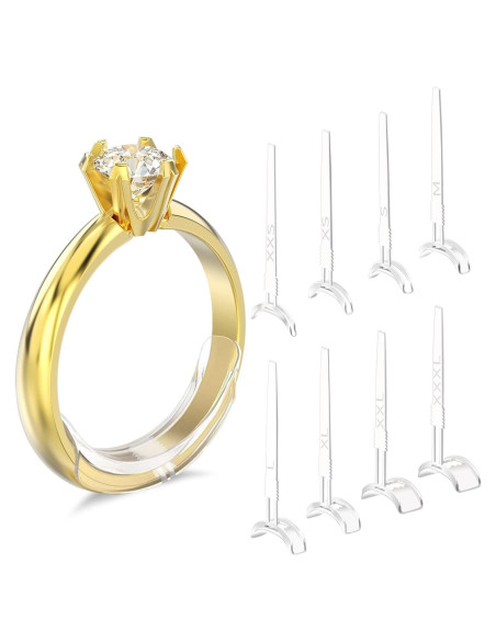 Ajustador de Talla de Anillo Coopache - 16 Piezas Silicona