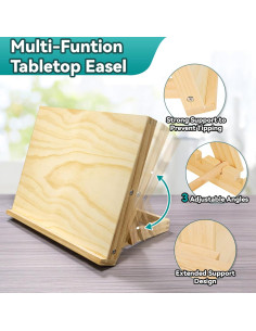 Juego de Pintura Acrílica DRAWLEX 43 Piezas con Lienzos 2