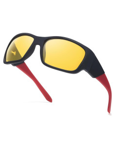 Gafas de Conducción Nocturna TJUTR Polarizadas Amarillas