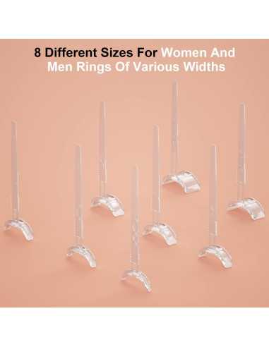 Ajustador de Talla de Anillo Coopache - 16 Piezas Silicona