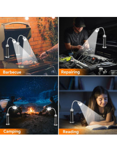 Luz de Parrilla ZPGTE LED con Base Magnética - 2 Piezas 2