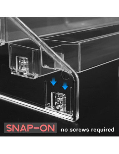 Organizador de Pintura Vowcarol 7 Capas Transparente 56 Botellas