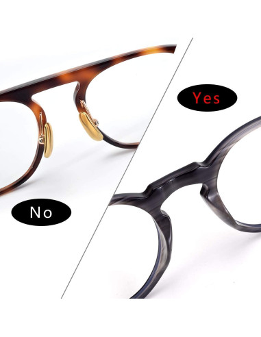 Almohadillas de Nariz SMARTTOP 12 Pares Silicona Antideslizante