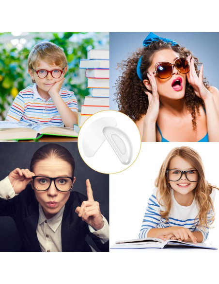 Almohadillas de Nariz SMARTTOP 12 Pares Silicona Antideslizante Almohadillas de Nariz SMARTTOP 12 Pares Silicona Antideslizante