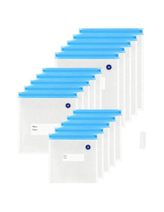 Bolsas de Sellado al Vacío MOVEHI 15 Piezas Reutilizables