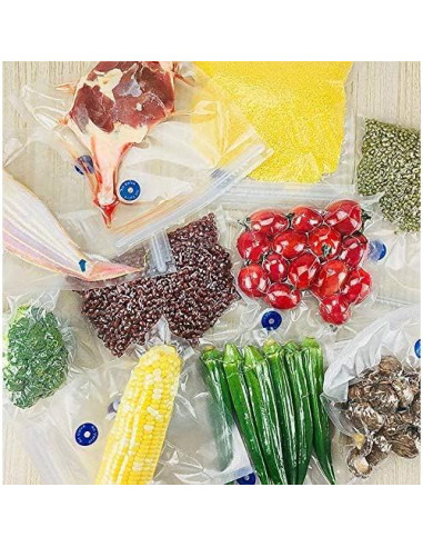 Bolsas de Sellado al Vacío MOVEHI 15 Piezas Reutilizables