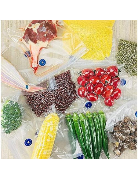 Bolsas de Sellado al Vacío MOVEHI 15 Piezas Reutilizables