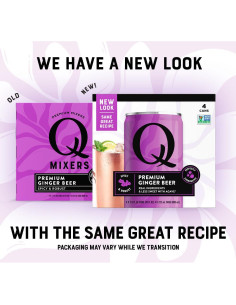Cerveza de Jengibre Q - 24 Latas de 222 ml - Menos Dulce 2