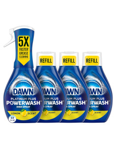 Dawn Powerwash Spray Jabón para Platos Limón 4x473ml