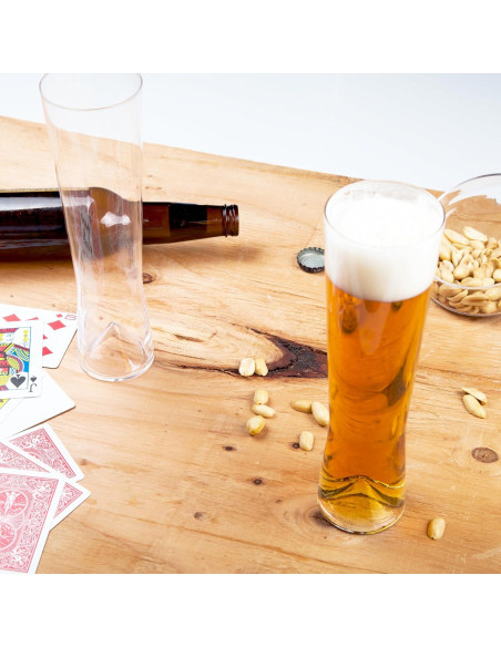 Juego de 2 Vasos Pilsner Sempli 365 ml Cristal Sin Plomo