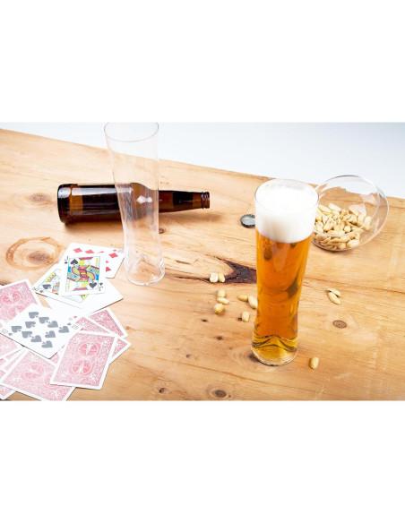 Juego de 2 Vasos Pilsner Sempli 365 ml Cristal Sin Plomo