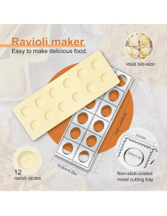 Kit de Herramientas para Hacer Pasta MACIFECI 12 Piezas 2