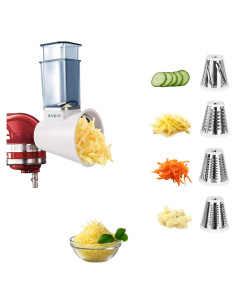 Rallador para Mezclador Kitchenaid Airpro, Acero Inoxidable