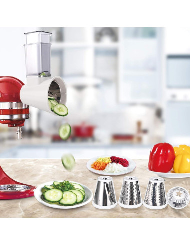 Rallador para Mezclador Kitchenaid Airpro, Acero Inoxidable