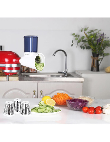 Rallador para Mezclador Kitchenaid Airpro, Acero Inoxidable