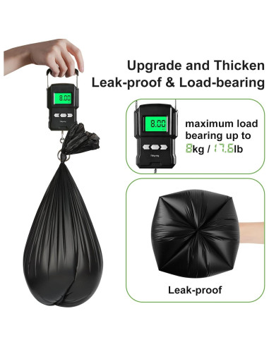 80 Bolsas Compostables para Inodoro Portátil BOYONE 8 Galones