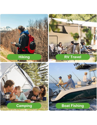 80 Bolsas Compostables para Inodoro Portátil BOYONE 8 Galones