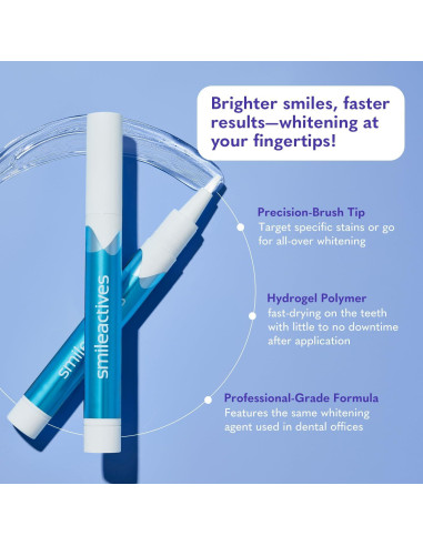 Bolígrafo Blanqueador de Dientes Smileactives Pack 2
