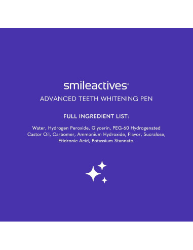 Bolígrafo Blanqueador de Dientes Smileactives Pack 2