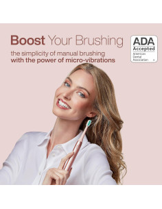 Cepillo de dientes eléctrico Aquasonic Icon Blush 2 modos 2