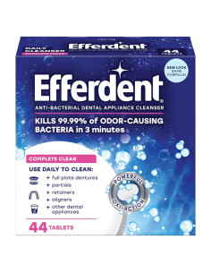 Tabletas Limpiadoras Efferdent 44 Tabletas 5 en 1