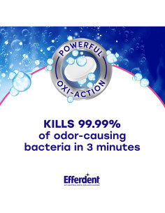 Tabletas Limpiadoras Efferdent 44 Tabletas 5 en 1 2