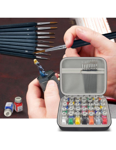 Estuche de Almacenamiento ALKOO para Pintura Testors 42PCS