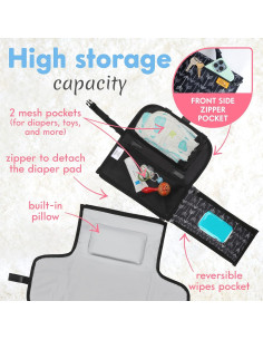 Almohadilla de Cambio de Pañales Kopi Baby Clásico 29x17cm 2