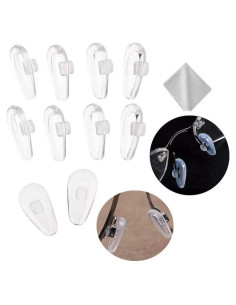 Almohadillas de nariz BEHLINE 14 mm antideslizantes para gafas