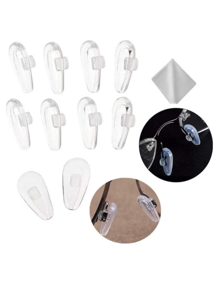 Almohadillas de nariz BEHLINE 14 mm antideslizantes para gafas