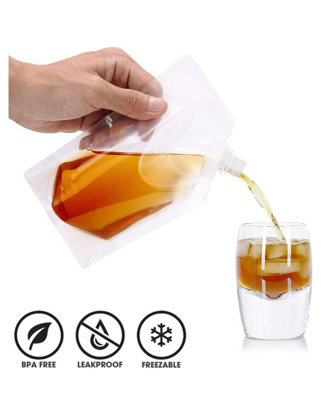 Frasco de licor oculto Vignee 0,95L y 0,47L kit de 11