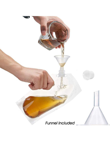 Frasco de licor oculto Vignee 0,95L y 0,47L kit de 11