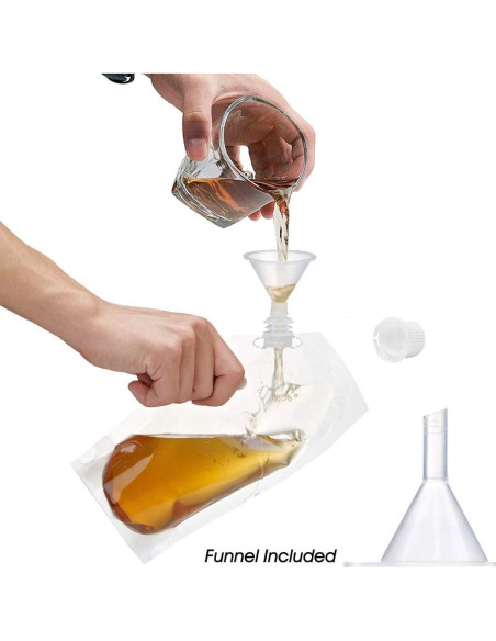 Frasco de licor oculto Vignee 0,95L y 0,47L kit de 11