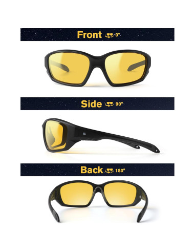 Gafas de Visión Nocturna BIRCEN Amarillas Antideslumbrantes