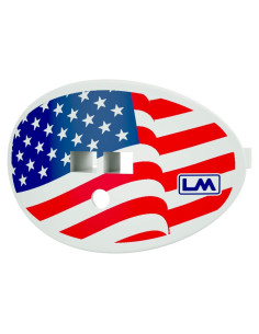 Protector Bucal Loudmouth Bandera EE. UU. para Fútbol Adultos