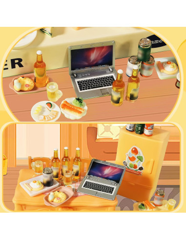 Botellas de Cerveza Miniatura Hiawbon 11 Piezas 1:12