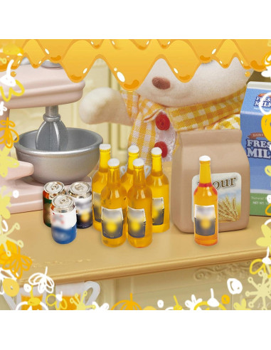 Botellas de Cerveza Miniatura Hiawbon 11 Piezas 1:12