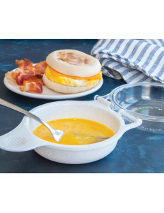 Juego de desayuno 3 en 1 Nordic Ware, 2 piezas, blanco 2