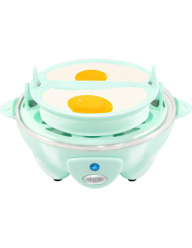 Cocinero de Huevos Eléctrico Elite Gourmet 7 Huevos Menta