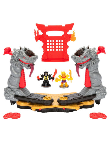 Arena de Batalla Ninja Fury Akedo - 2 Guerreros y 35 Sonidos