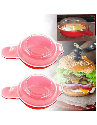 Cocedor de Huevo LIUSM para Microondas - 2 Piezas