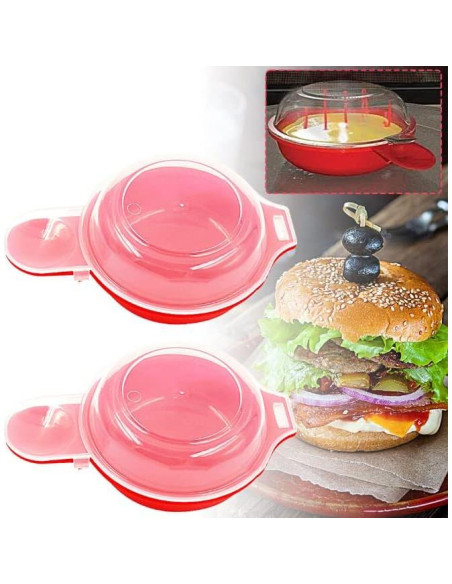 Cocedor de Huevo LIUSM para Microondas - 2 Piezas