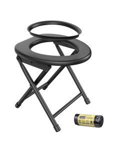 Inodoro Portátil BLIKA para Camping 136 kg Plegable