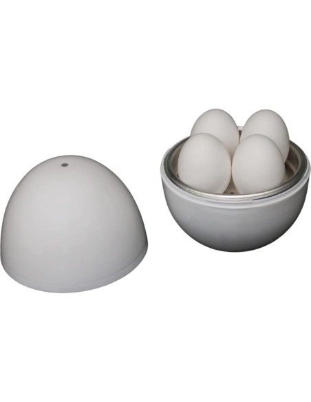 Cocedor de Huevos Microondas Dependable 4 Huevos Blanco