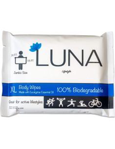 Toallitas Corporales Luna XL Húmedas Sin Fragancia - 10 Pzas 2