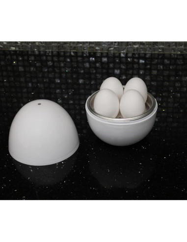 Cocedor de Huevos Microondas Dependable 4 Huevos Blanco