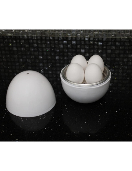 Cocedor de Huevos Microondas Dependable 4 Huevos Blanco