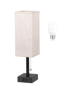 Lámpara de Mesa Aooshine Minimalista 3 Temperaturas USB 2