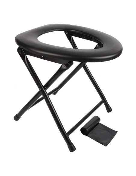 Inodoro Portátil HXSEMAYIG Plegable Acero Inoxidable 113kg