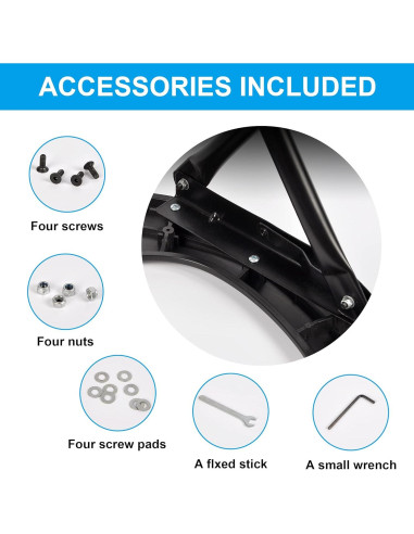 Inodoro Portátil HXSEMAYIG Plegable Acero Inoxidable 113kg